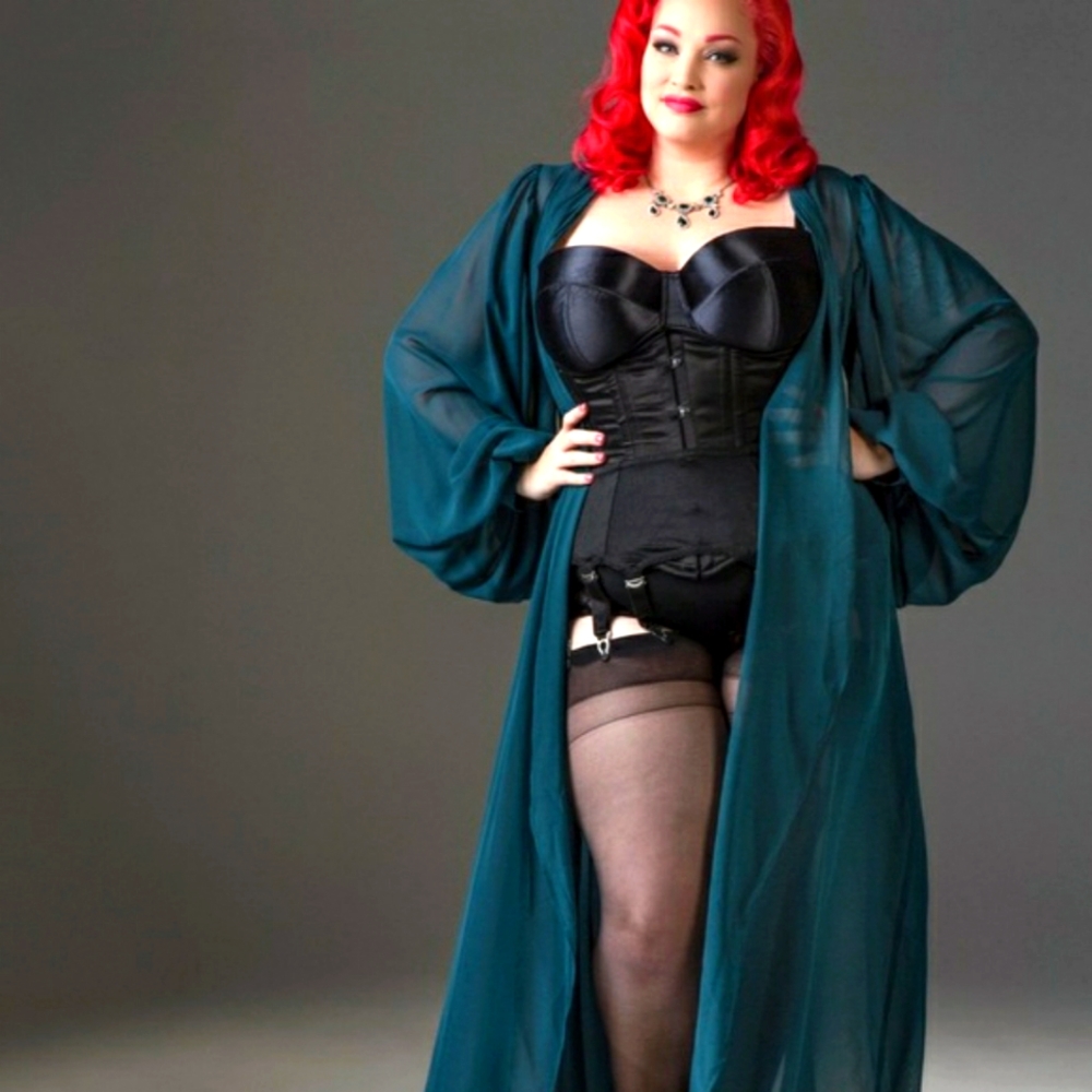 The Reyna dressing gown robe
